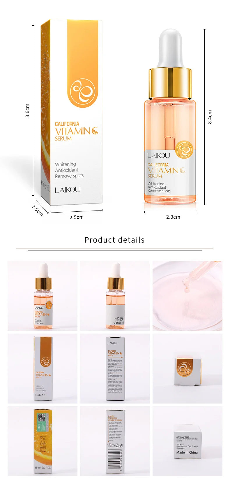 LAIKOU - Vitamina C Soro Facial