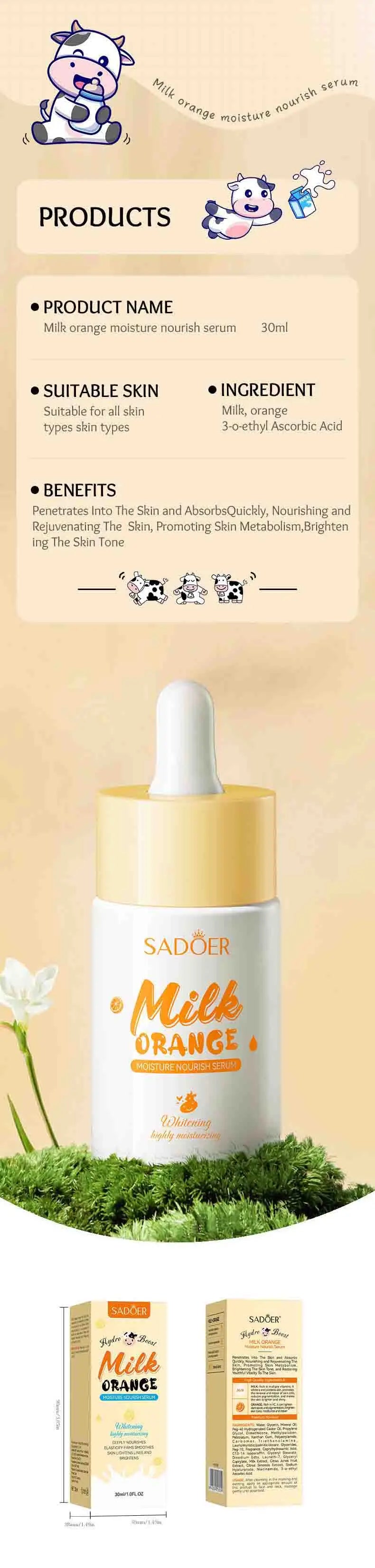 SADOER - Soro Facial Frutas Lácteas