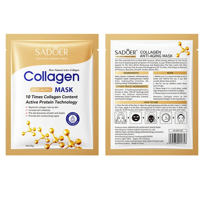 SADOER  - Colágeno Máscara Facial Hidratante