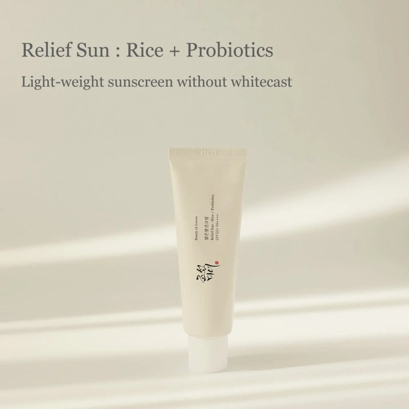 BEAUTY OF JOSEON - Relief Sun Rice + Probiotics Protetor Solar FPS 50+ PA++++