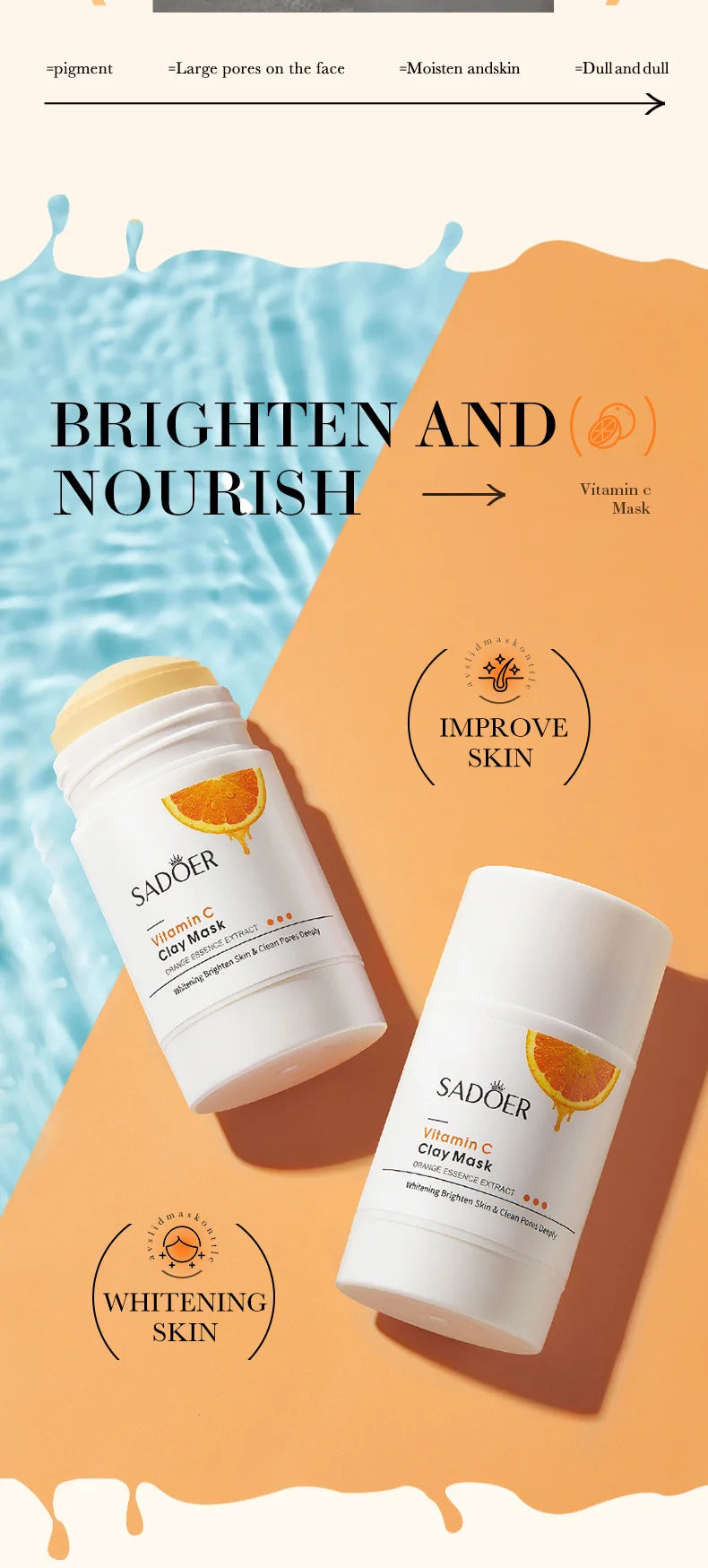 SADOER - Vitamina C Máscara Facial